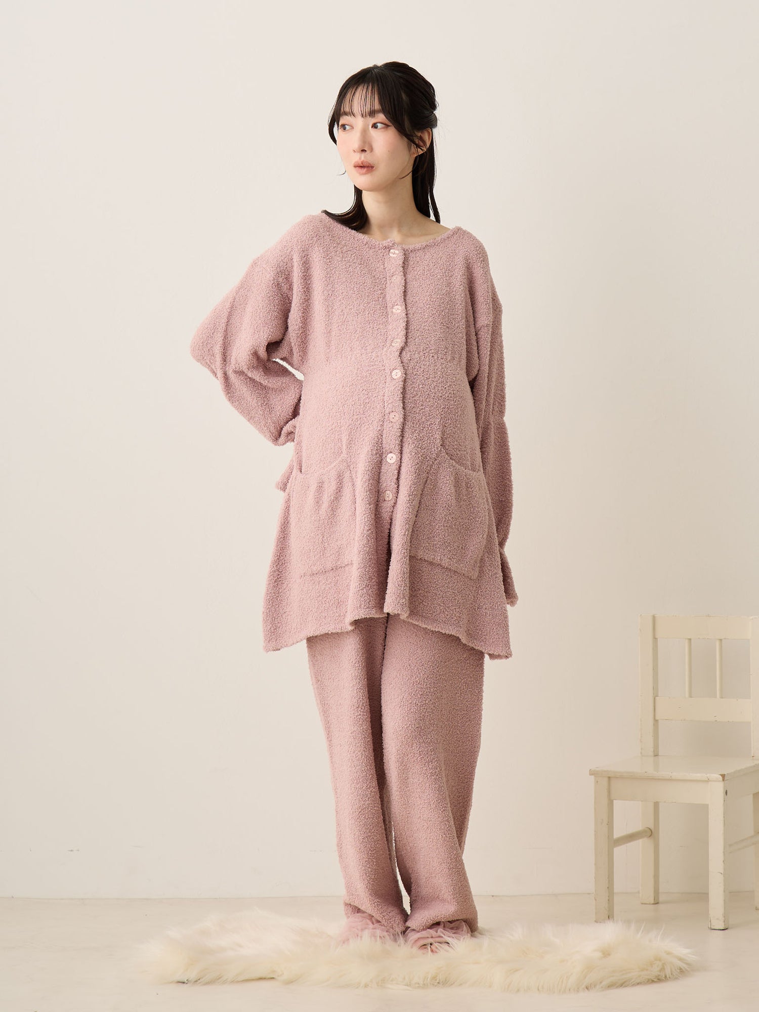 ふわもこパジャマセット Pink