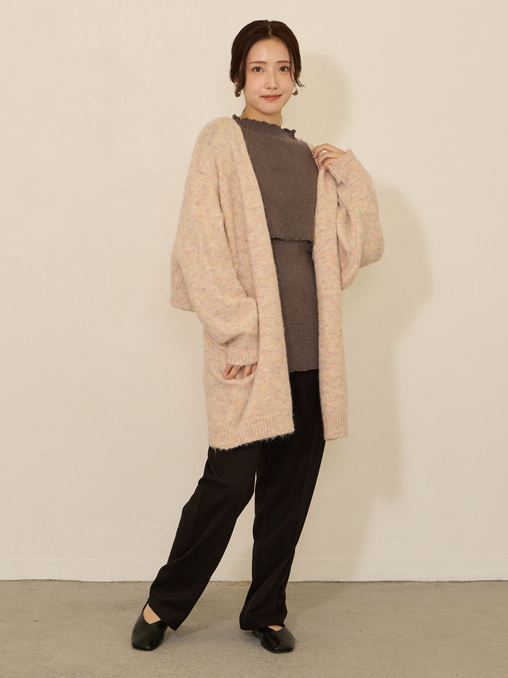 拉绒孕妇裤，塑造美丽双腿，黑色