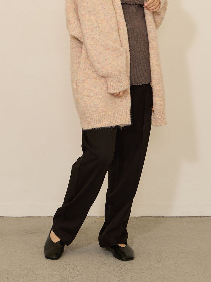 拉绒孕妇裤，塑造美丽双腿，黑色