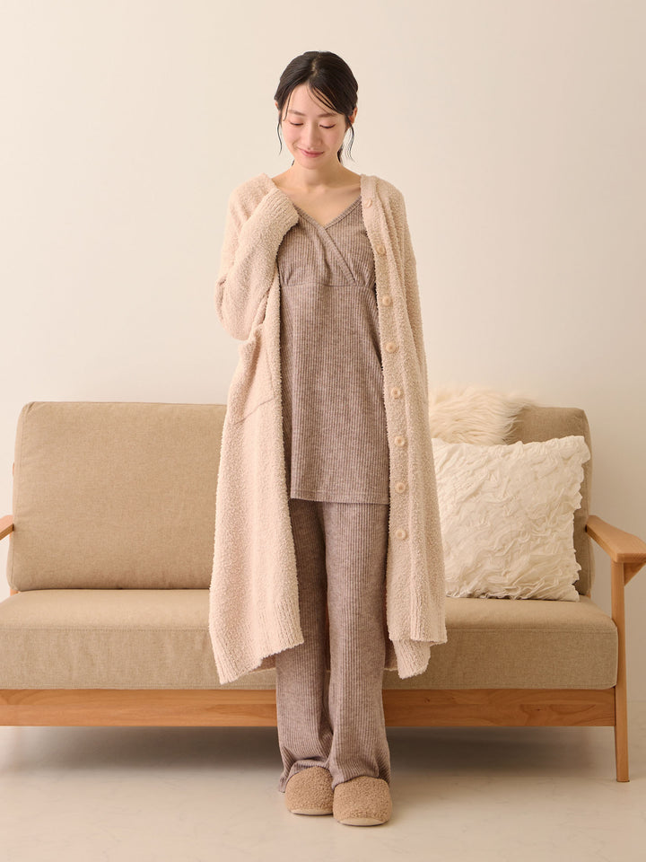 ズレないカップ付きルームセット Brown
