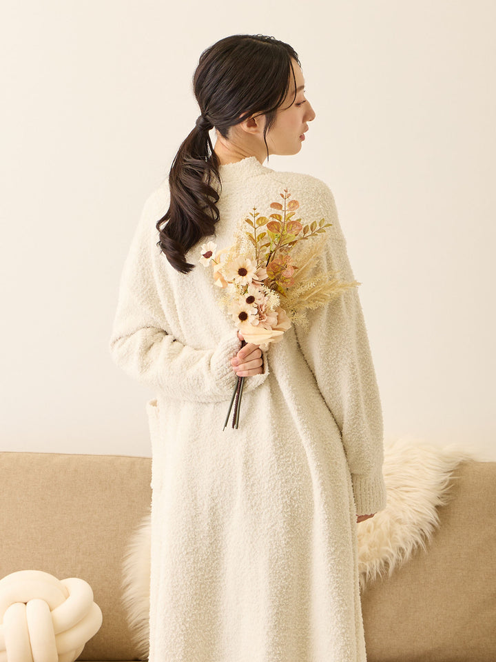 ふわふわカーディガンワンピース Ivory