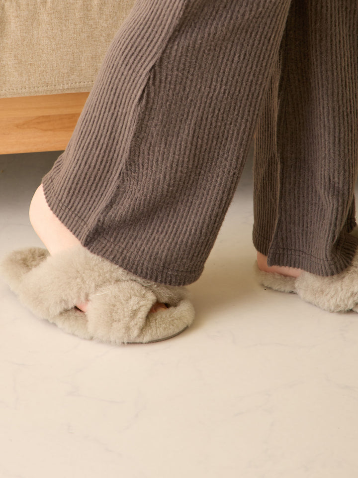 ハラマキ付きフレアパンツ Charcoal Gray