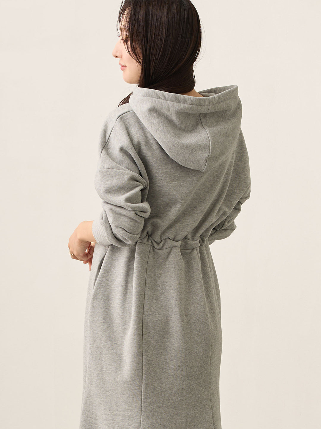 ほんのりマーメイドパーカーワンピース Gray