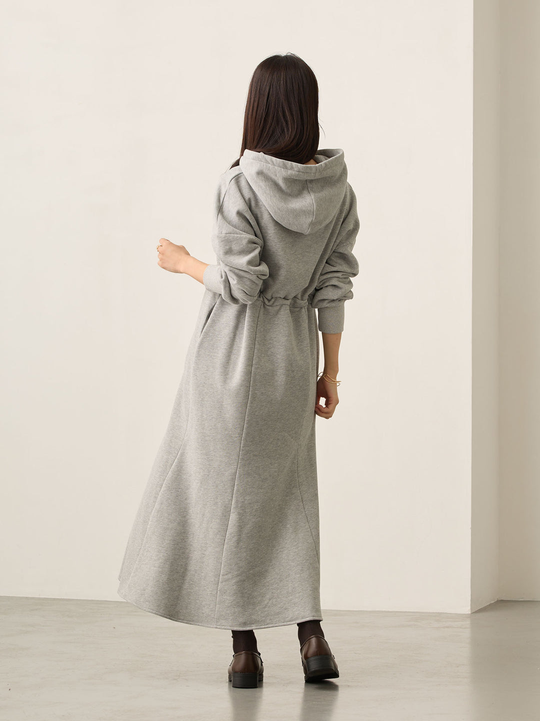 ほんのりマーメイドパーカーワンピース Gray