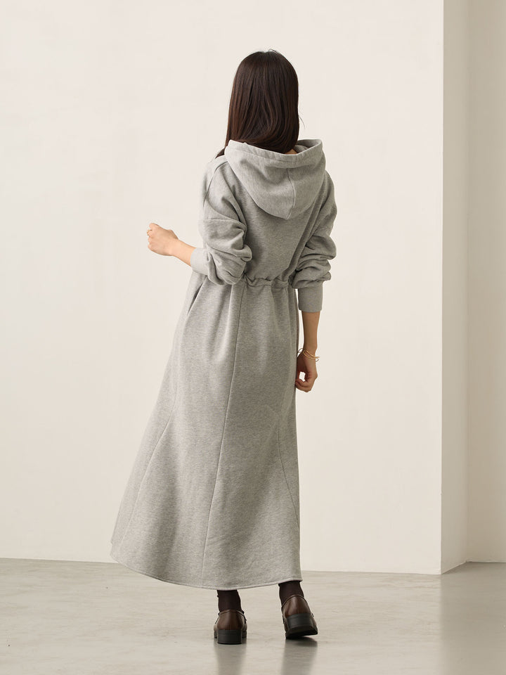 ほんのりマーメイドパーカーワンピース Gray