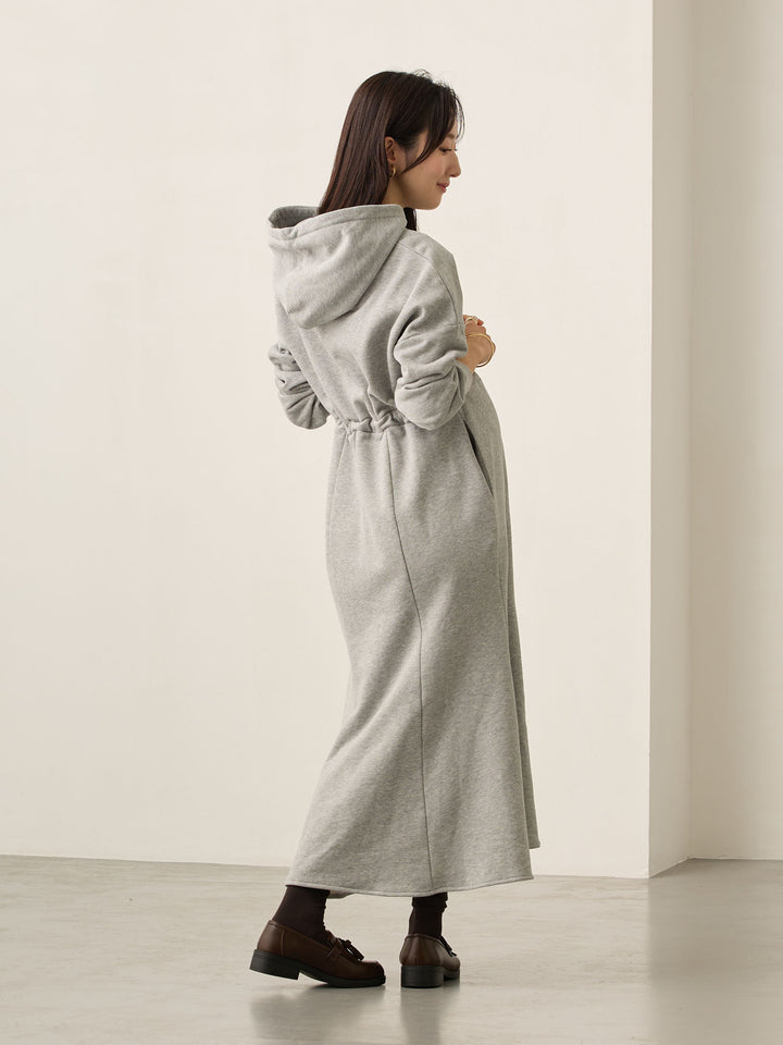 ほんのりマーメイドパーカーワンピース Gray