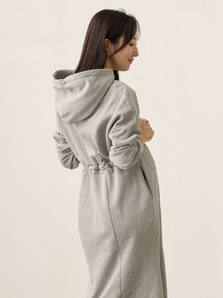 ほんのりマーメイドパーカーワンピース Gray