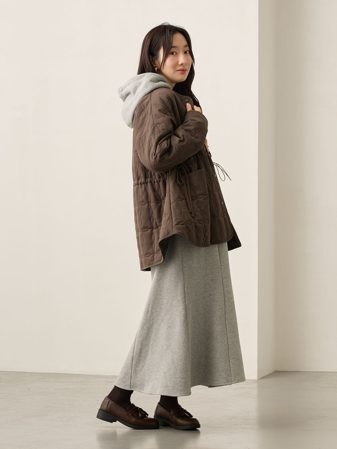 原创 Ducker 木炭绗缝外套