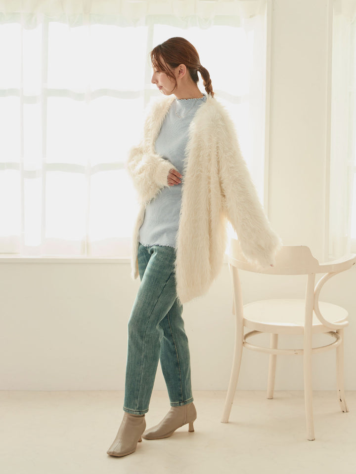 蟒蛇纹牛仔短裤