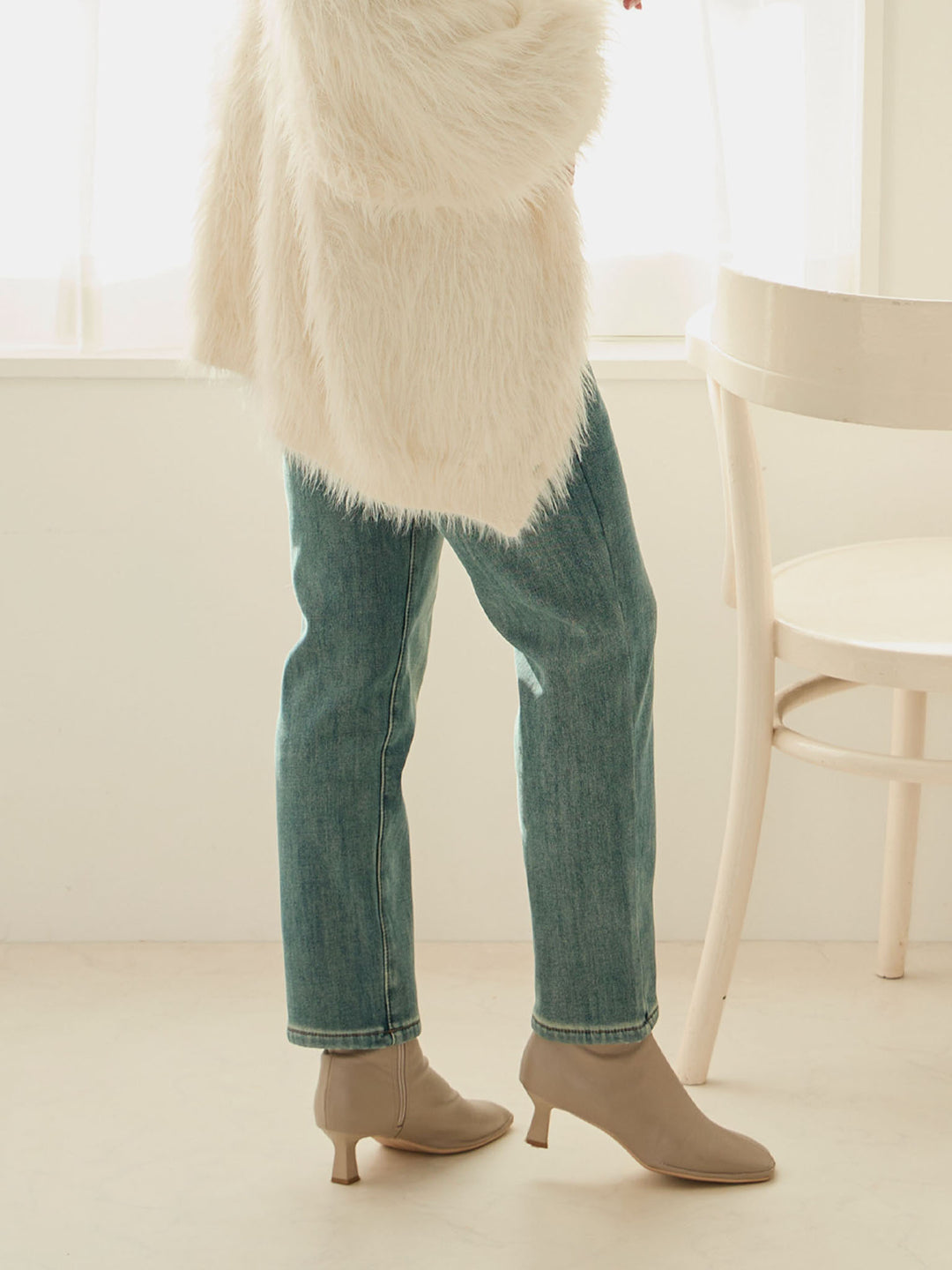 蟒蛇纹牛仔短裤