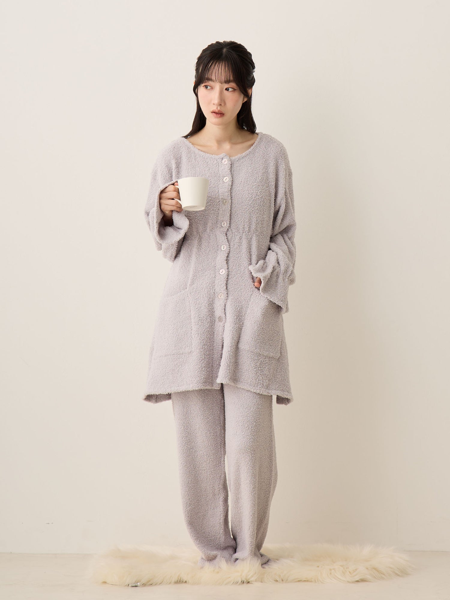 ふわもこパジャマセット Gray