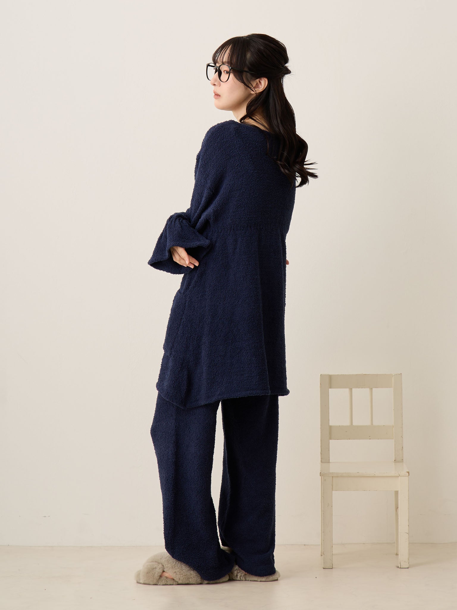 ふわもこパジャマセット Navy – honono for mom&baby