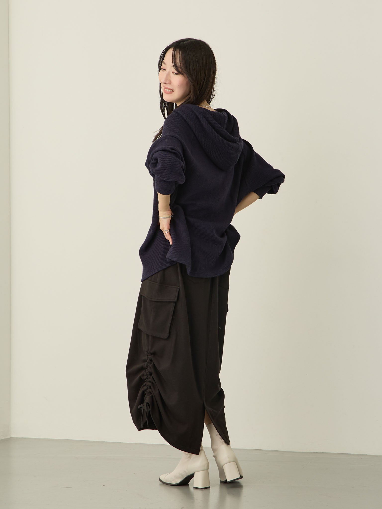 フード付きパーカー Navy – honono for mom&baby