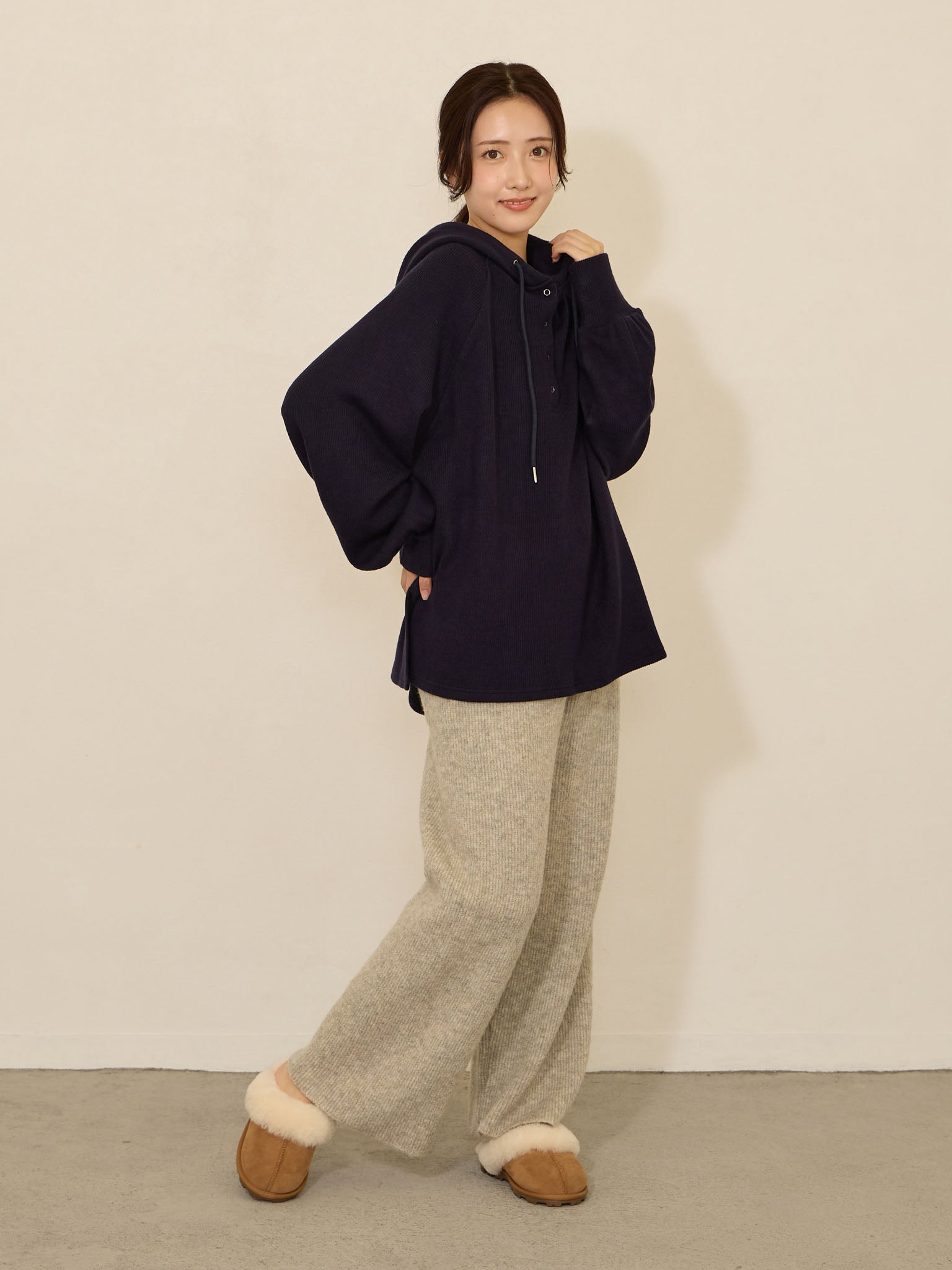 フード付きパーカー Navy – honono for mom&baby