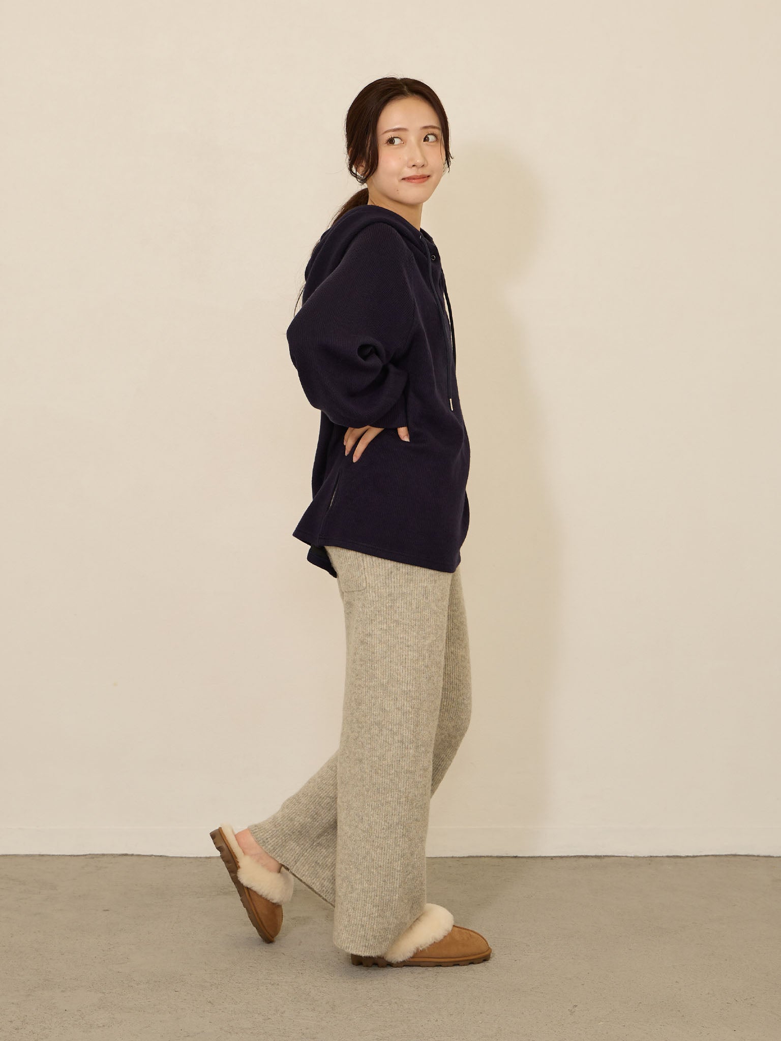 フード付きパーカー Navy – honono for mom&baby