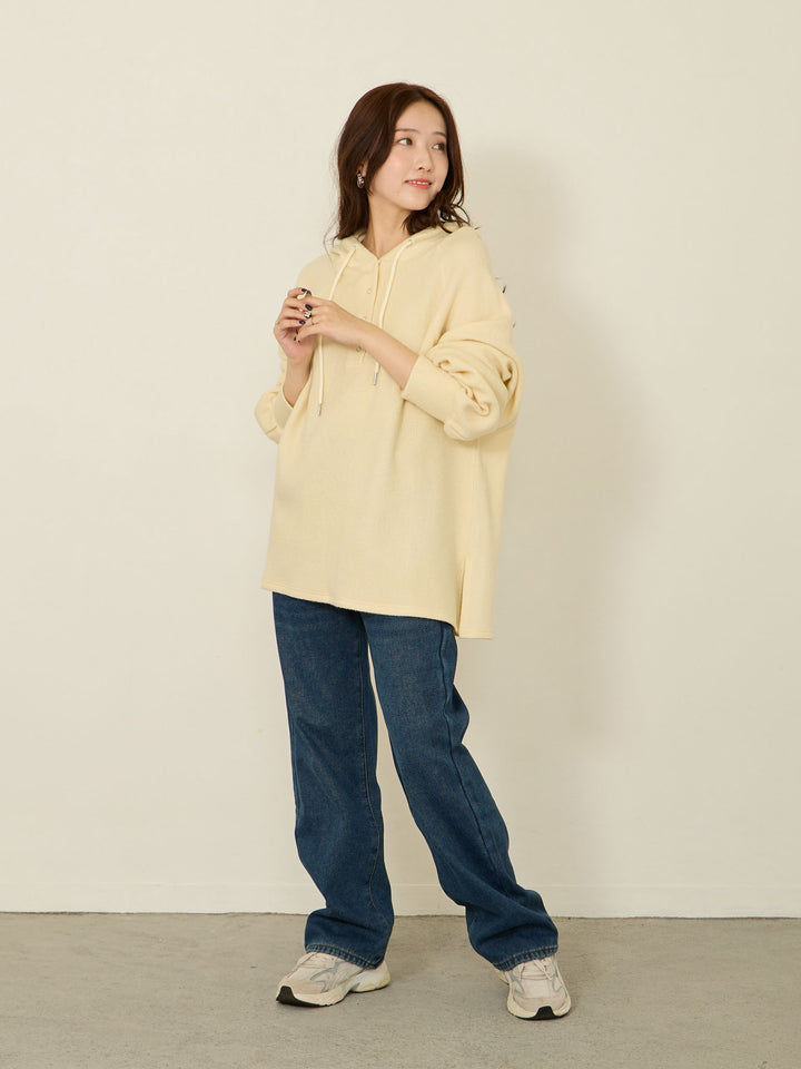 蟒蛇纹衬里长款牛仔布