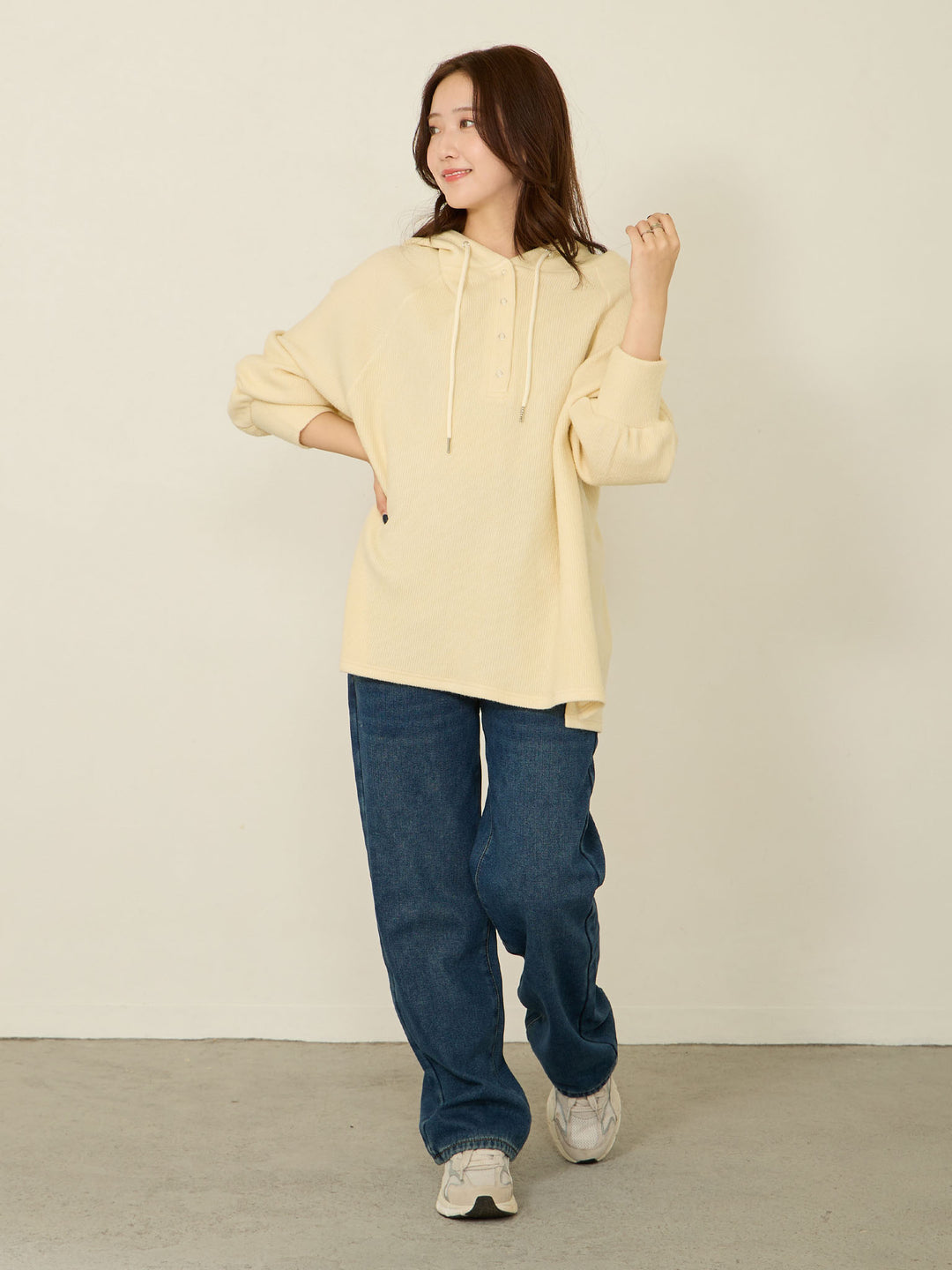 蟒蛇纹衬里长款牛仔布