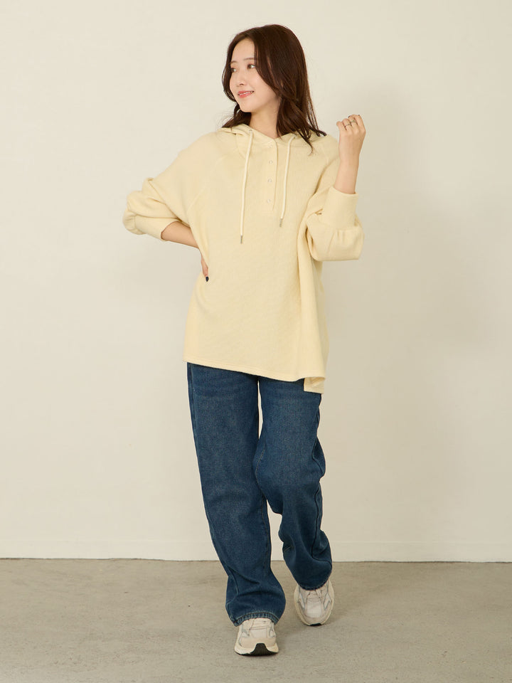 蟒蛇纹衬里长款牛仔布