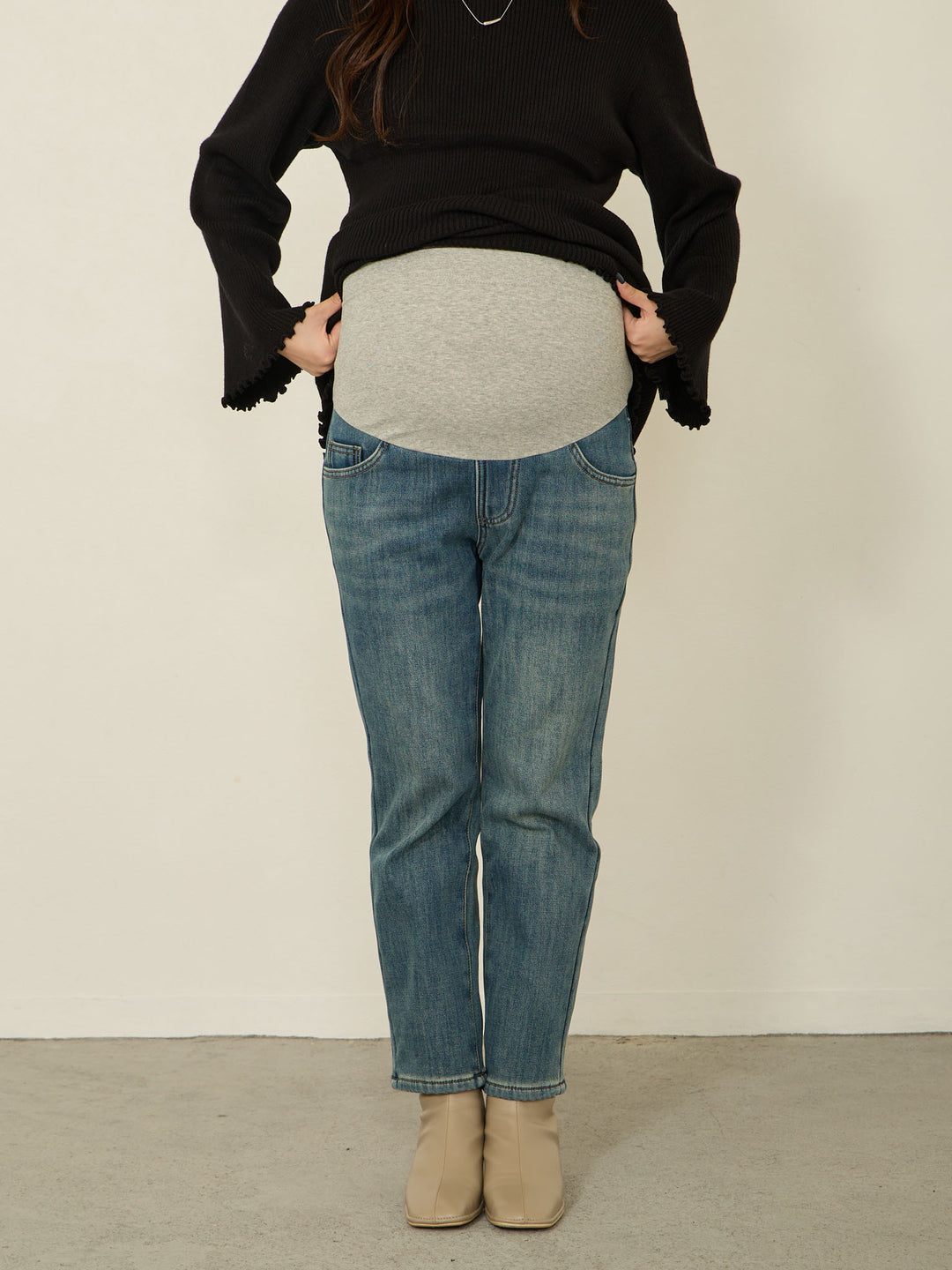 蟒蛇纹牛仔短裤