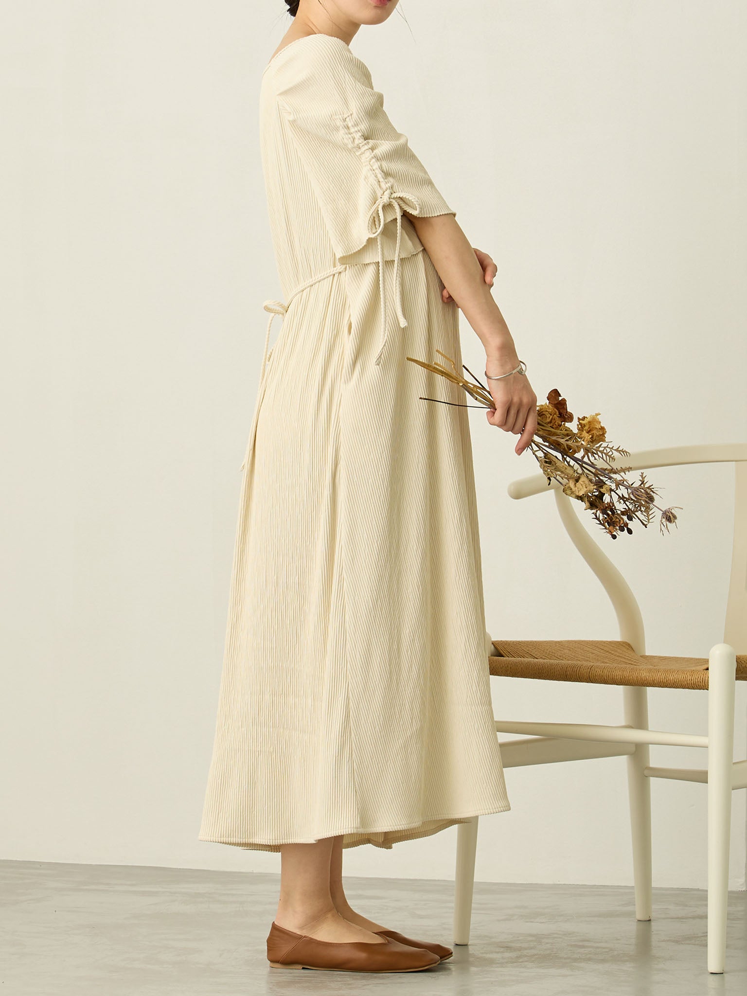 袖リボンスクエアワンピース Ivory – honono for mom&baby