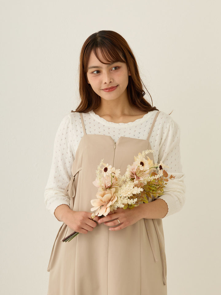 2wayアイレットカーディガン Ivory