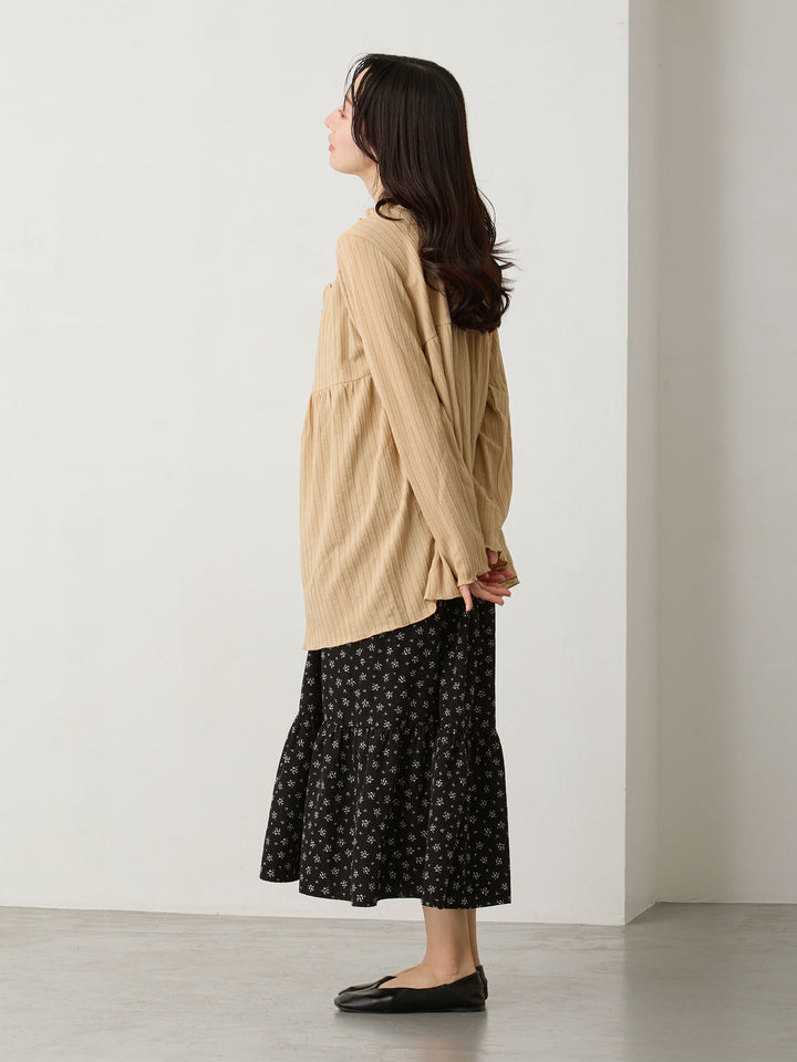 フロントボタンキャミワンピース Flower