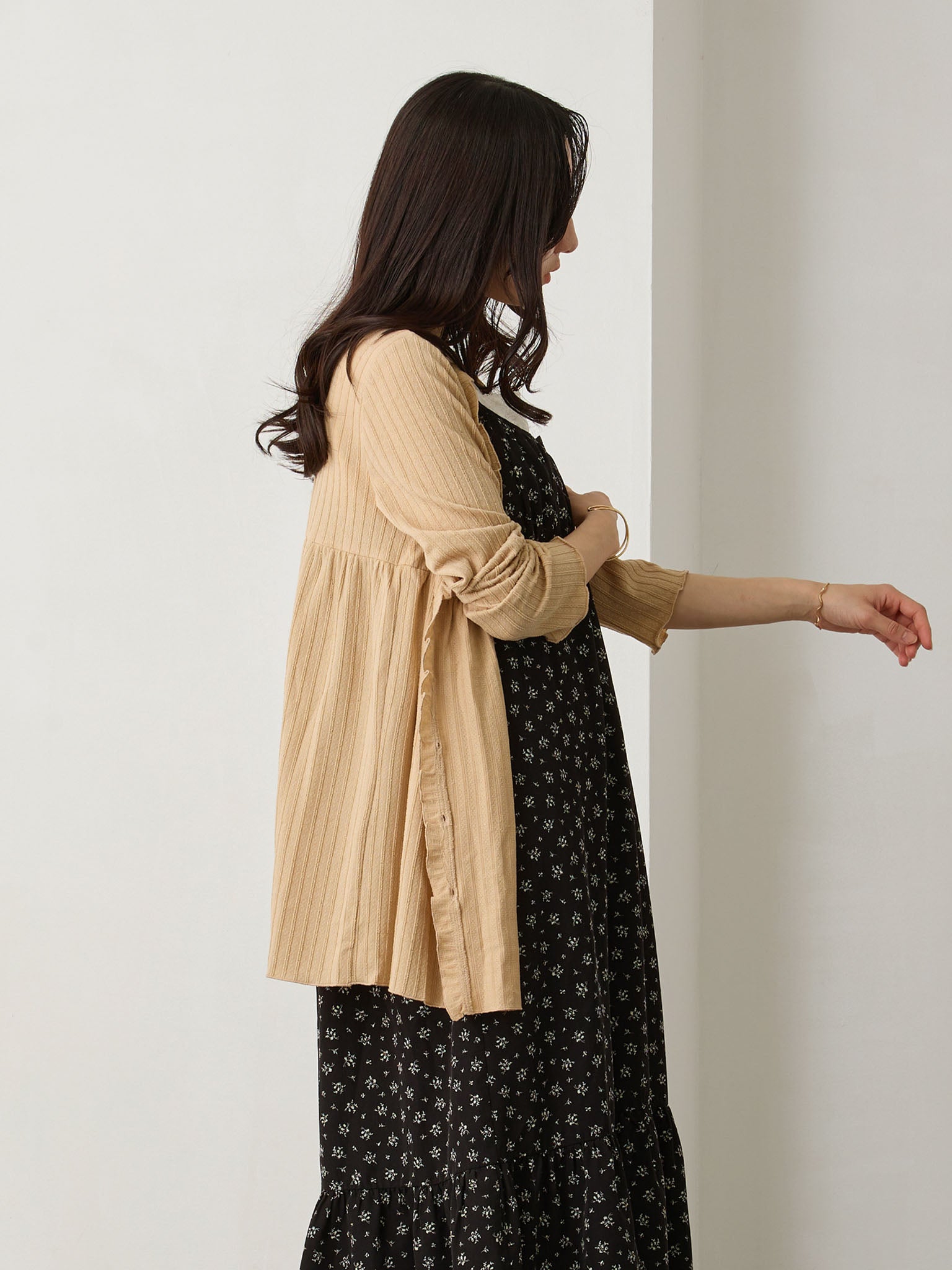 2wayカーディガン Beige