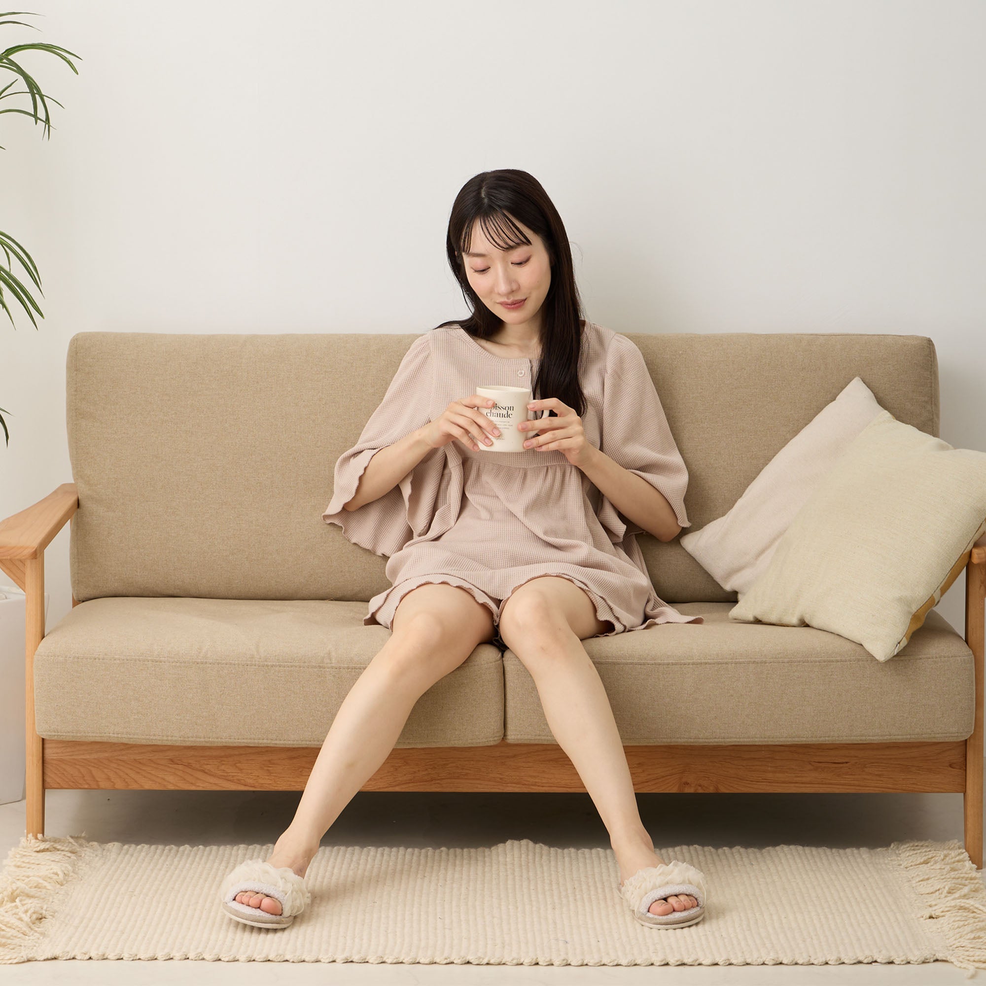 サイドリボンパンツ Gray / honono マタニティ Bottoms – honono for mom&baby