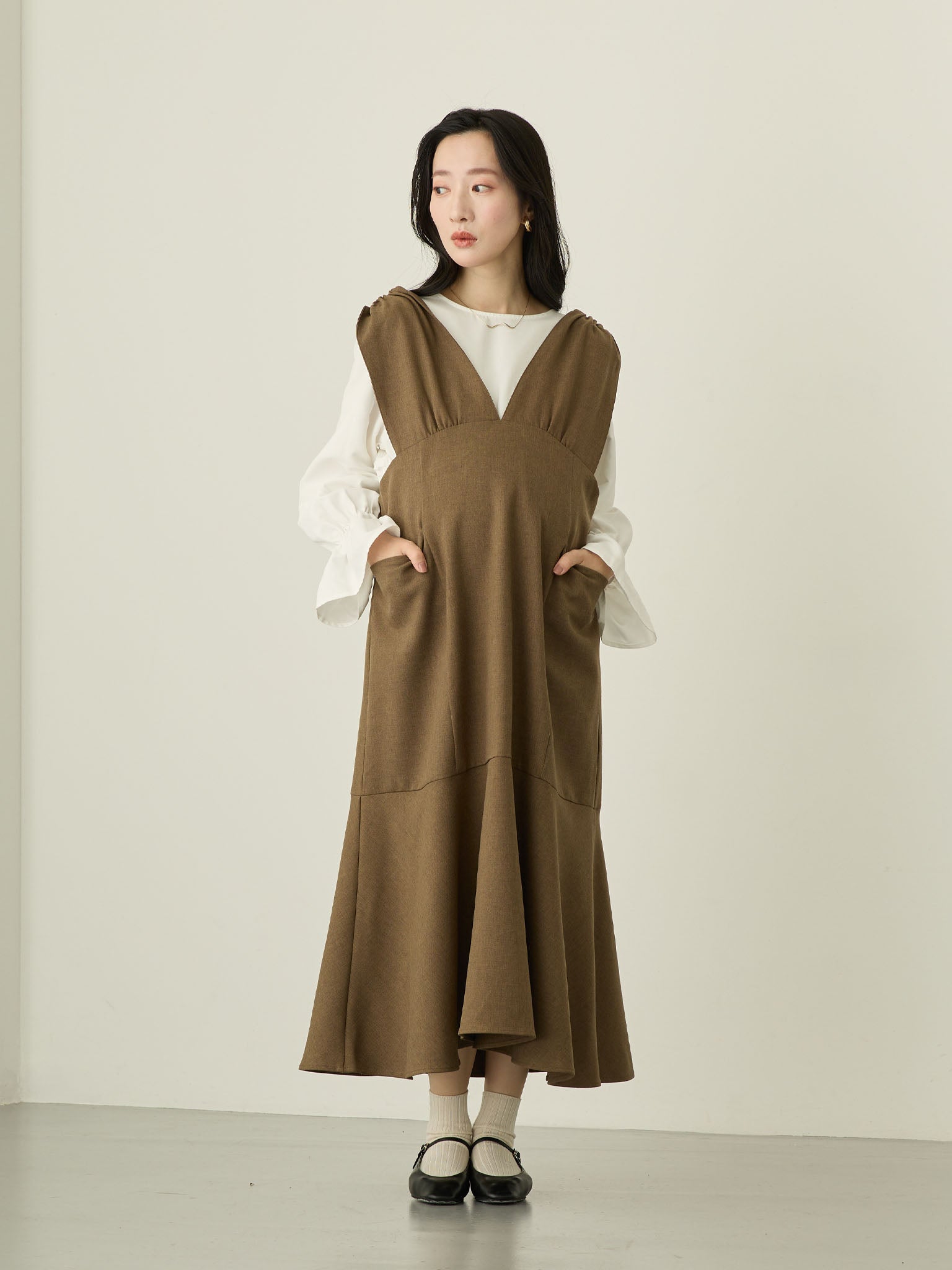 ツイードジャンパースカート Brown – honono for mom&baby