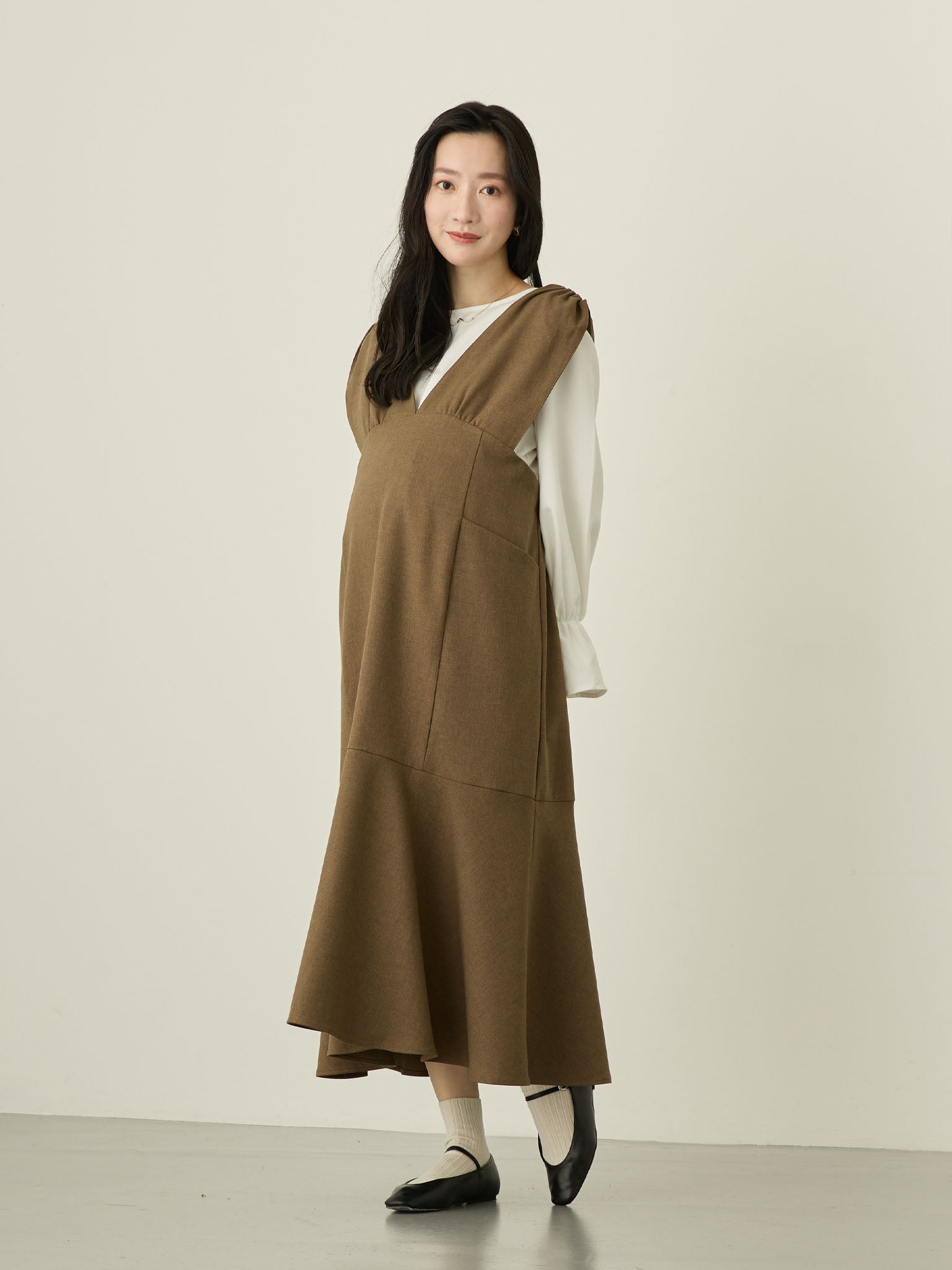 ツイードジャンパースカート Brown – honono for mom&baby