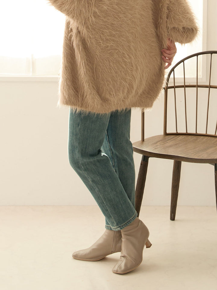 蟒蛇纹牛仔短裤