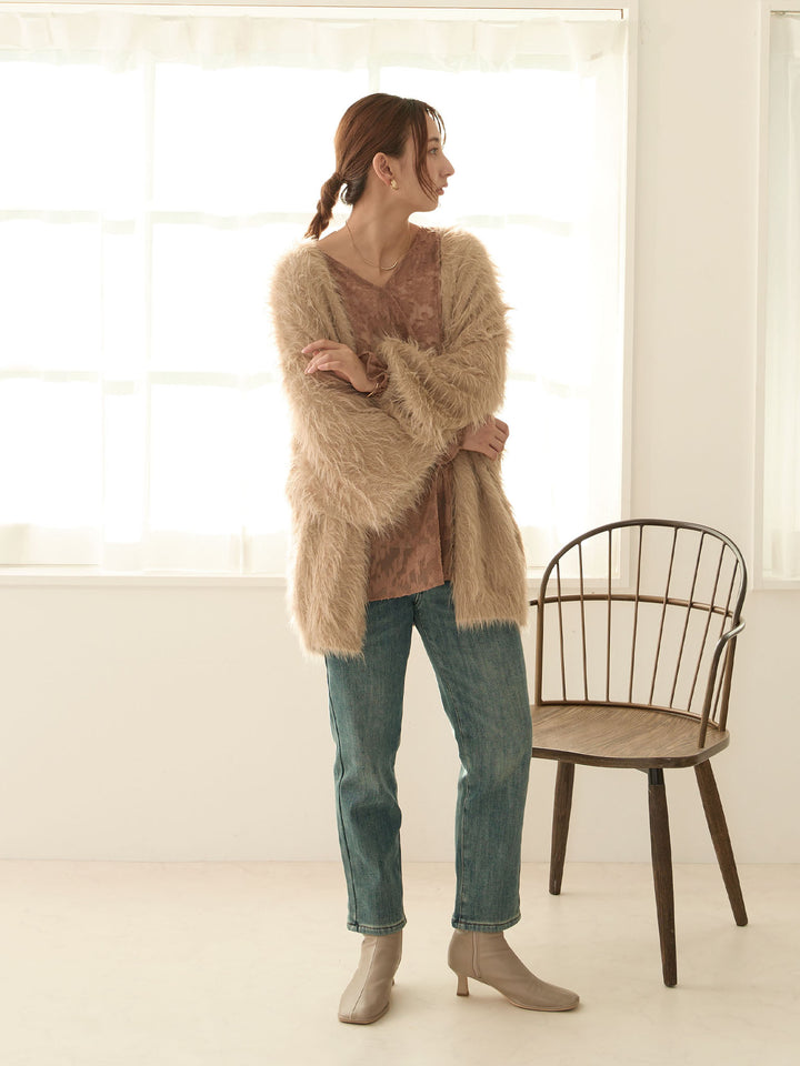 蟒蛇纹牛仔短裤