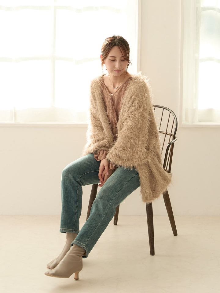 蟒蛇纹牛仔短裤