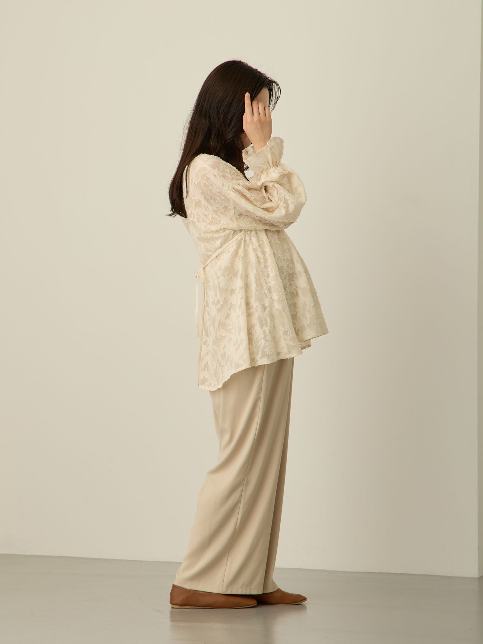 2wayジャガードブラウス Ecru – honono for mom&baby