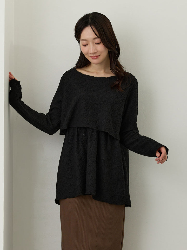 メローデザイントップス Black