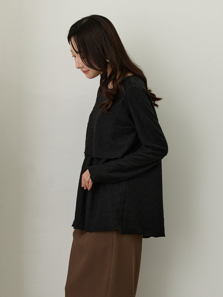 メローデザイントップス Black