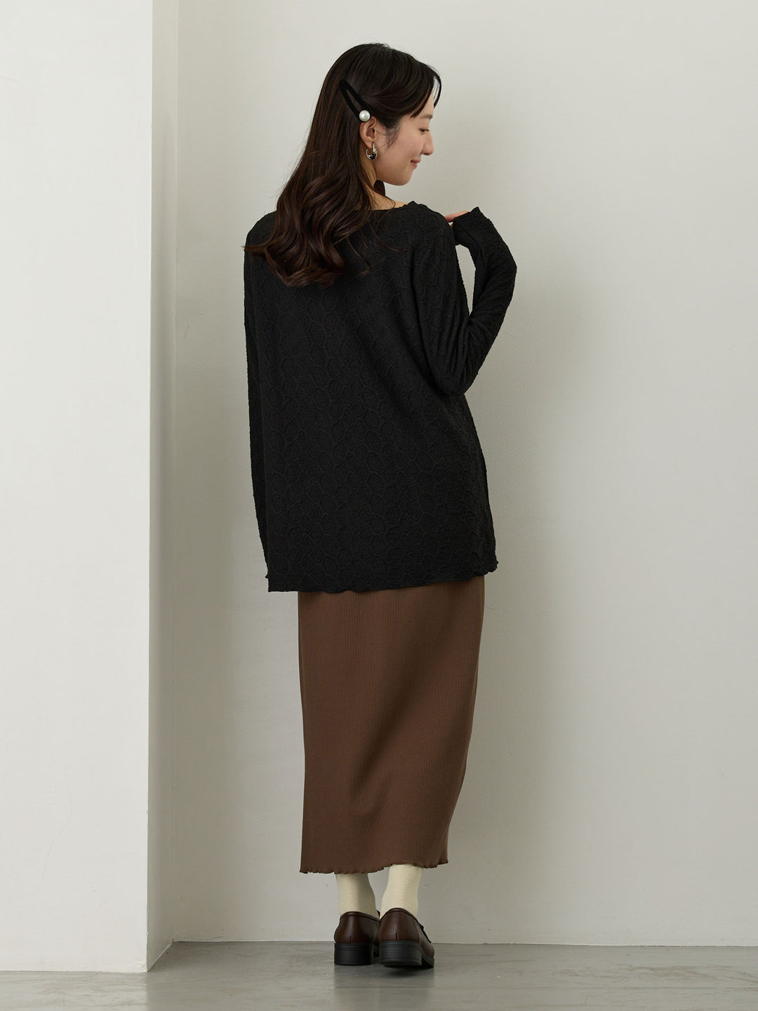 メローデザイントップス Black