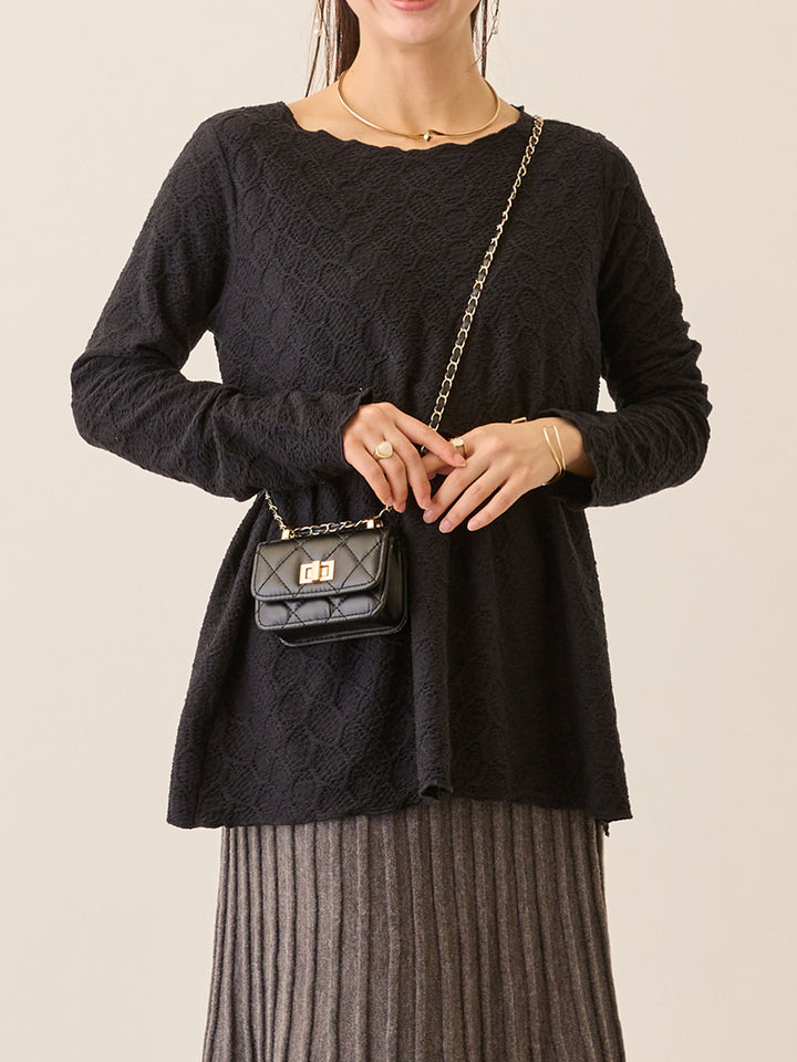 メローデザイントップス Black