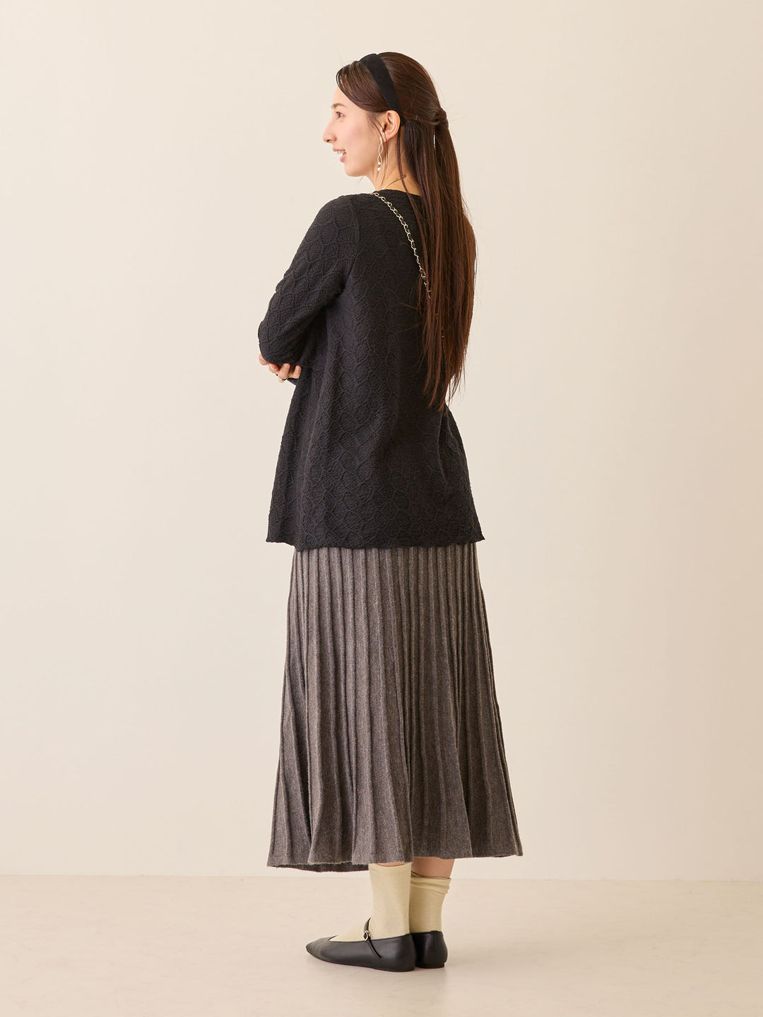 メローデザイントップス Black