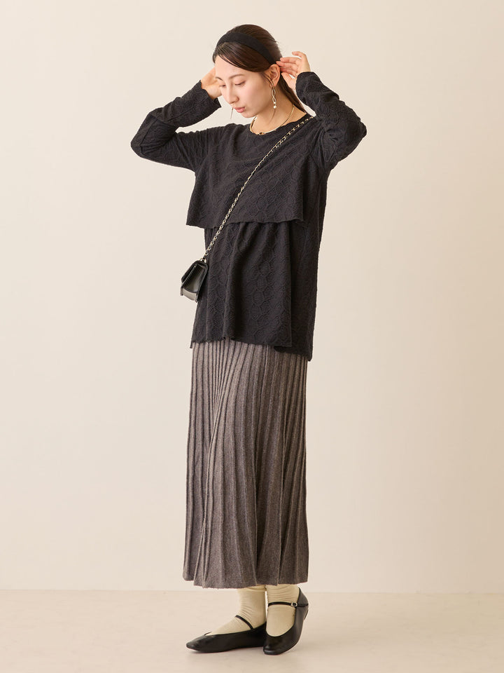 メローデザイントップス Black