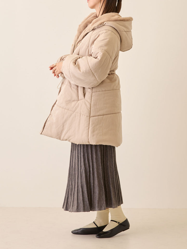 ニットプリーツスカート Gray