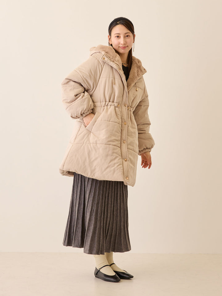 ニットプリーツスカート Gray