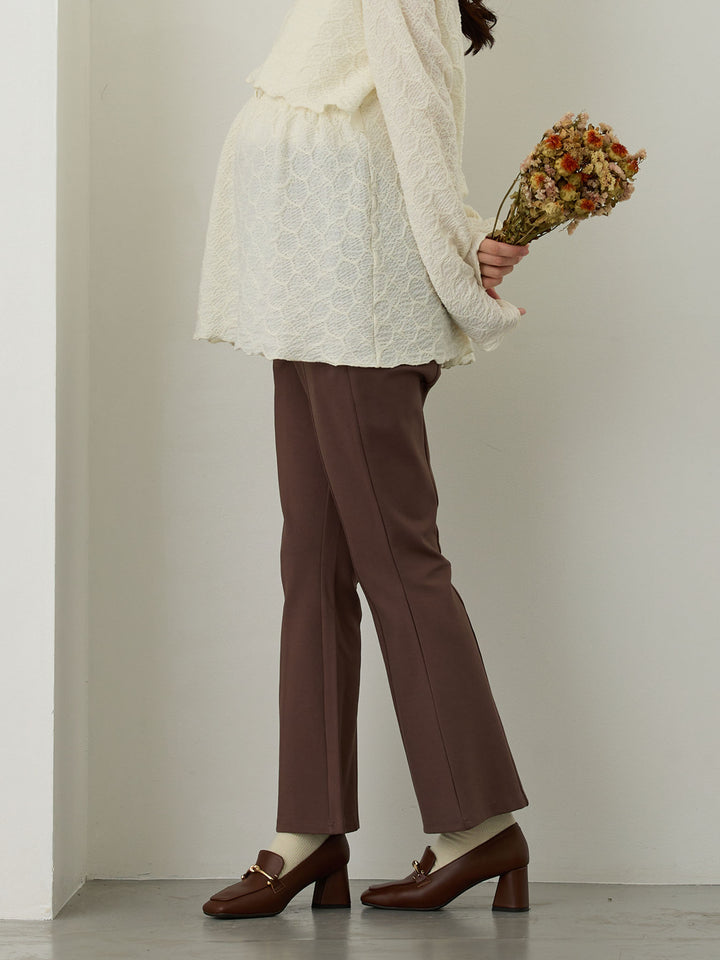ポンチフレアパンツ Brown