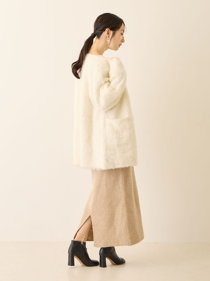 ニットタイトスカート Beige