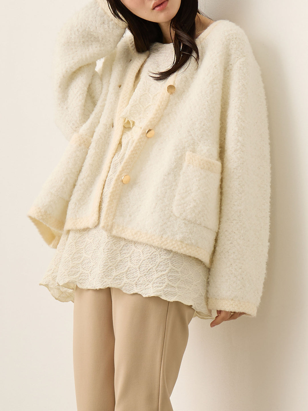 Mellow Design 象牙白上衣