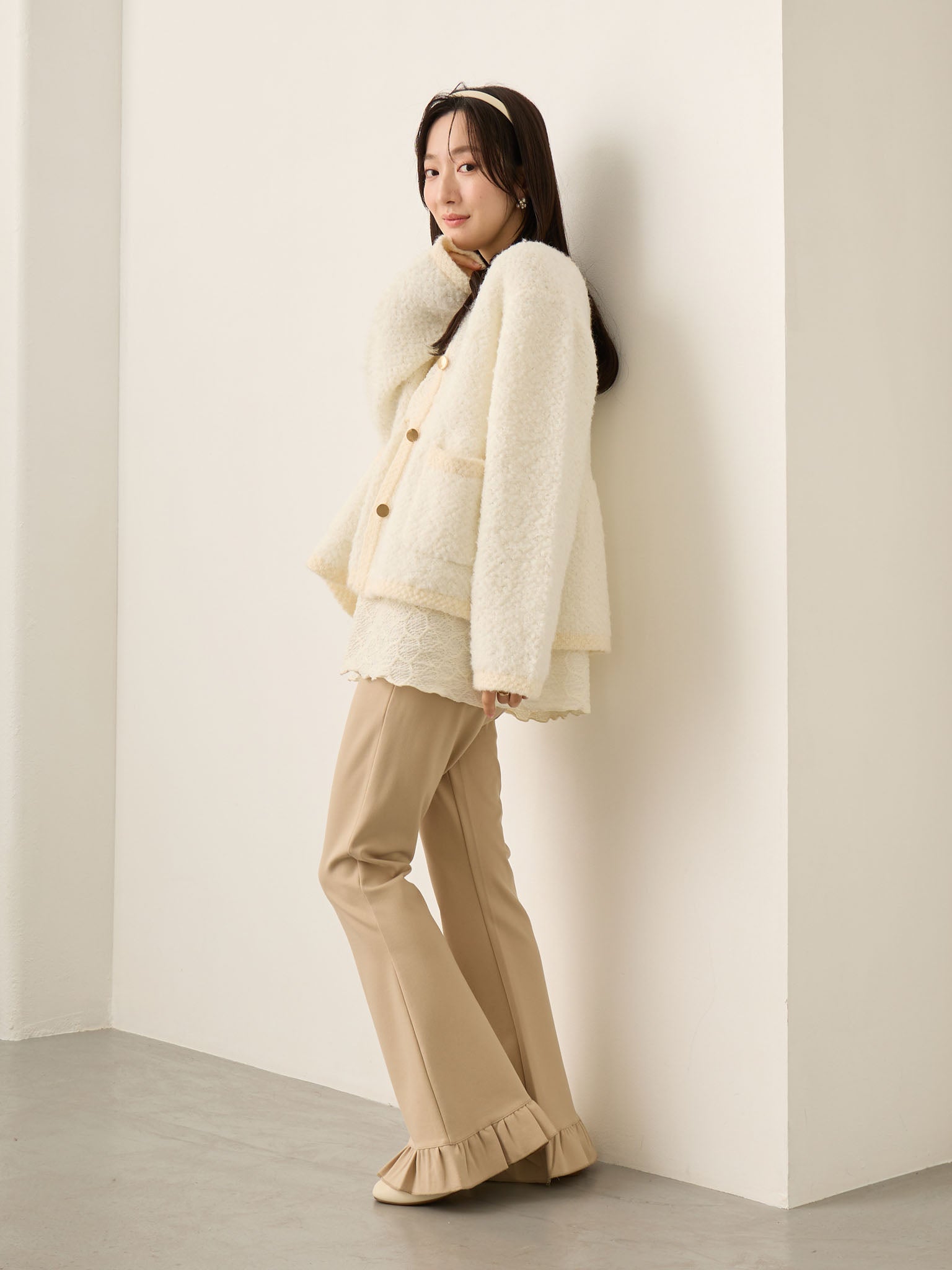 ニットジャケット Ecru – honono for mom&baby