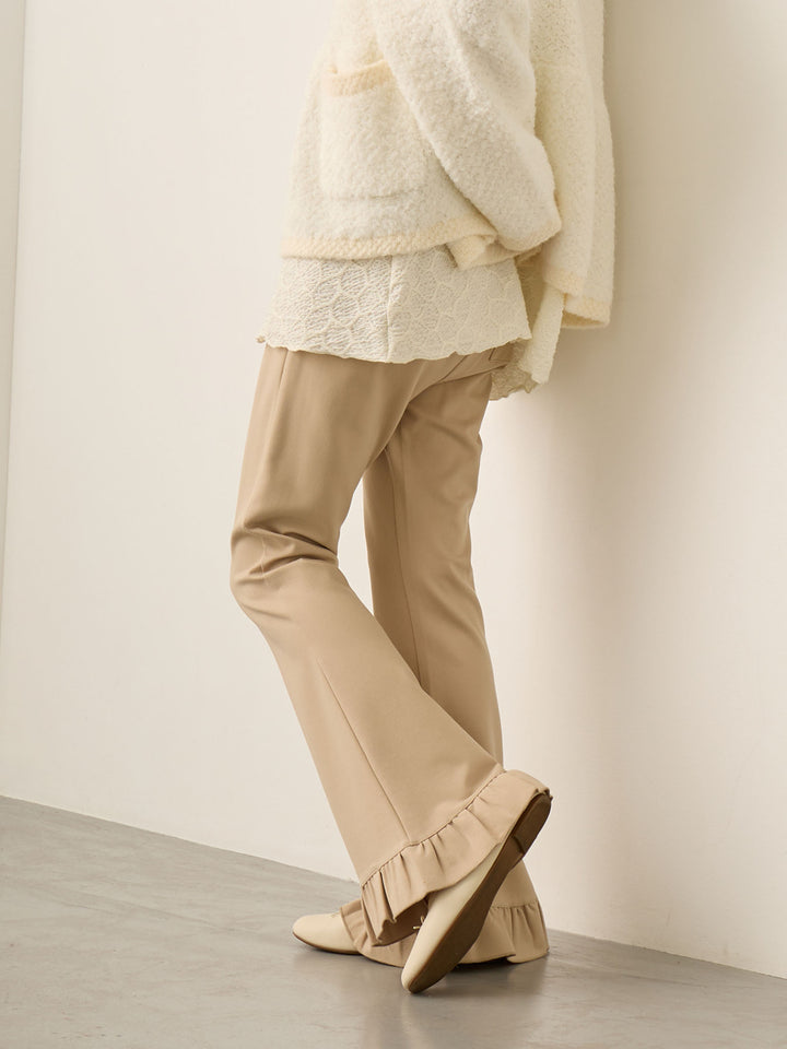 フレアパンツ Beige
