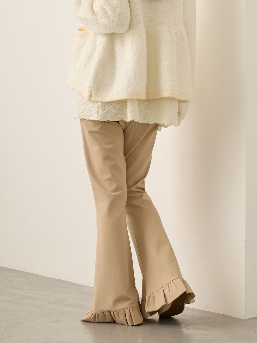 フレアパンツ Beige