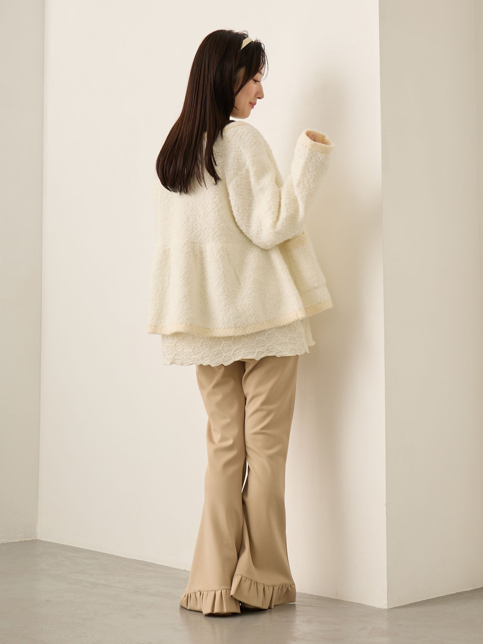 フレアパンツ Beige – honono for mom&baby
