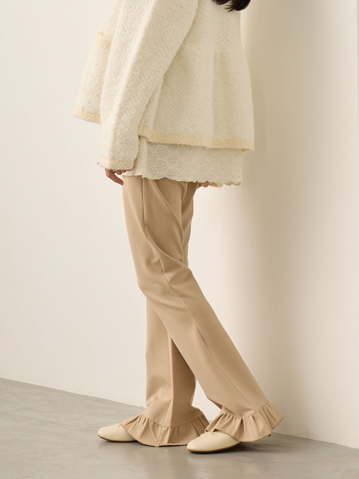 フレアパンツ Beige